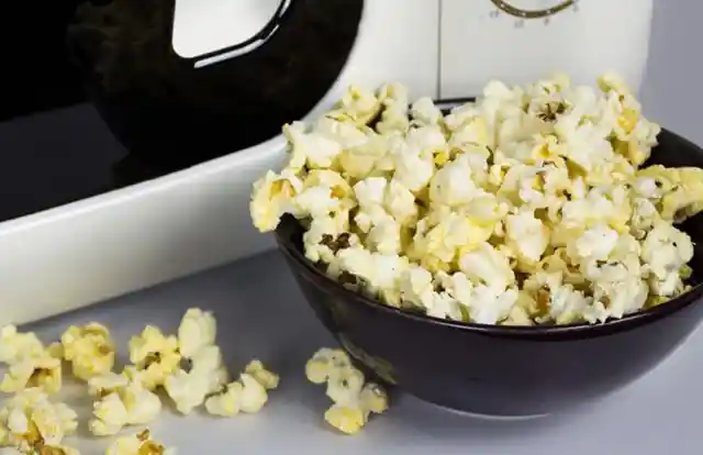 Popcorn Prepared In The Microwave