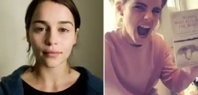 #18. EMILIA CLARKE AND EMMA WATSON