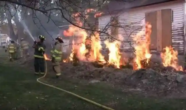 Neighbor Helps Old Woman Clean Her House, Firemen Come To Burn It Down Anyways