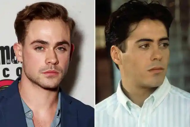 #30. Dacre Montgomery And Robert Downey Jr.