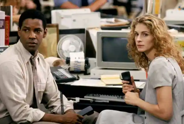 #24. Denzel Washington And Julia Roberts