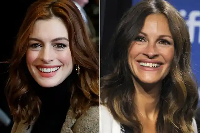 #28. Anne Hathaway And Julia Roberts
