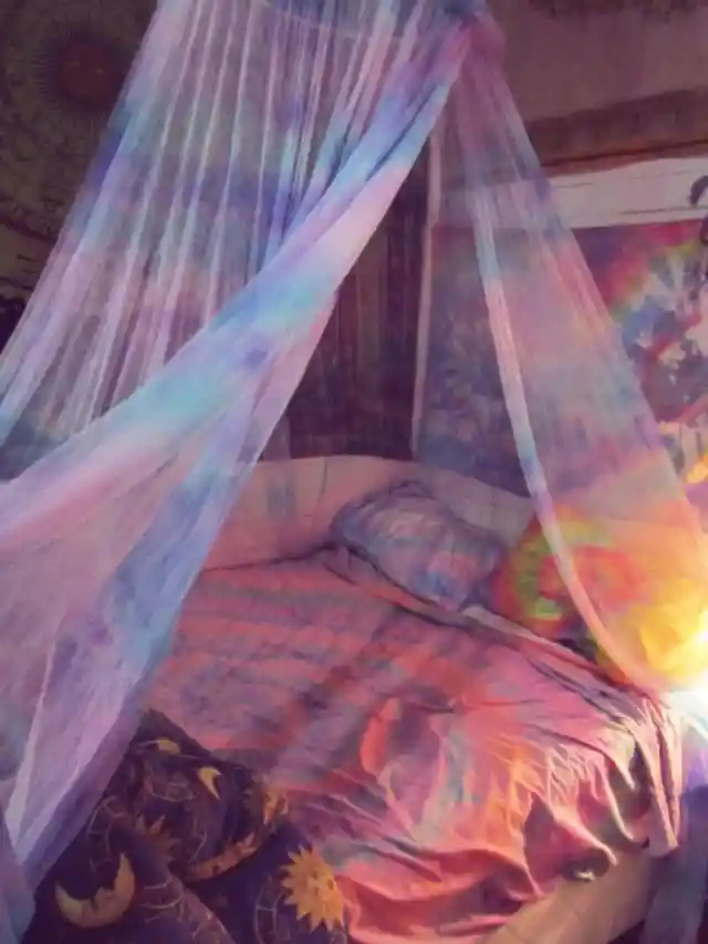 #1. Dreamy Boho Mosquito Net Canopies