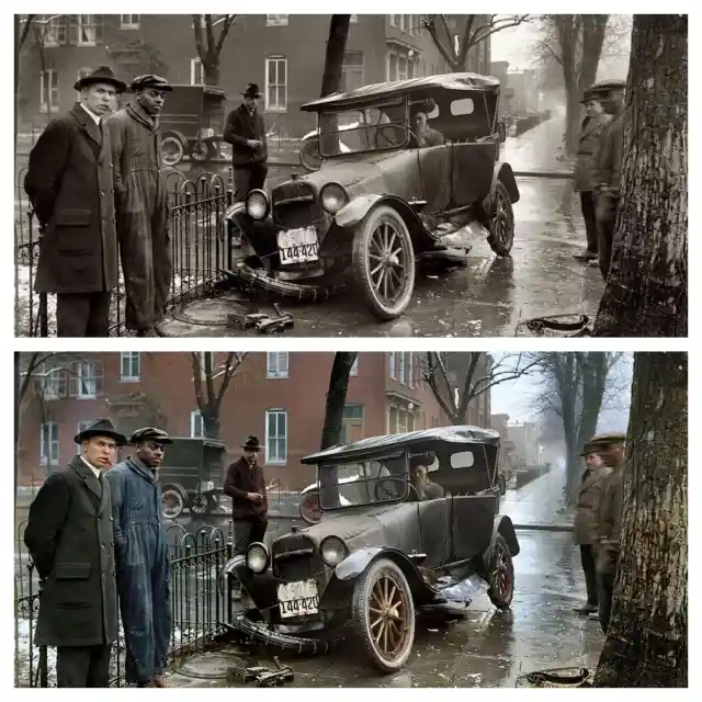 Car Accident In DC, 1921