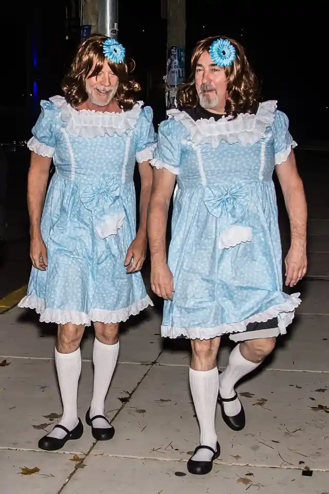 #2. Bruce Willis and Stephen Eads &ndash; The Grady twins from <em>The Shining</em>