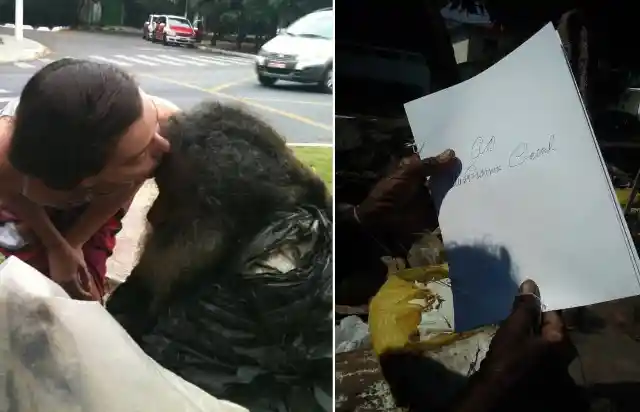 Woman Receives A Handwritten Letter From A Homeless Man That Moves Her To Tears