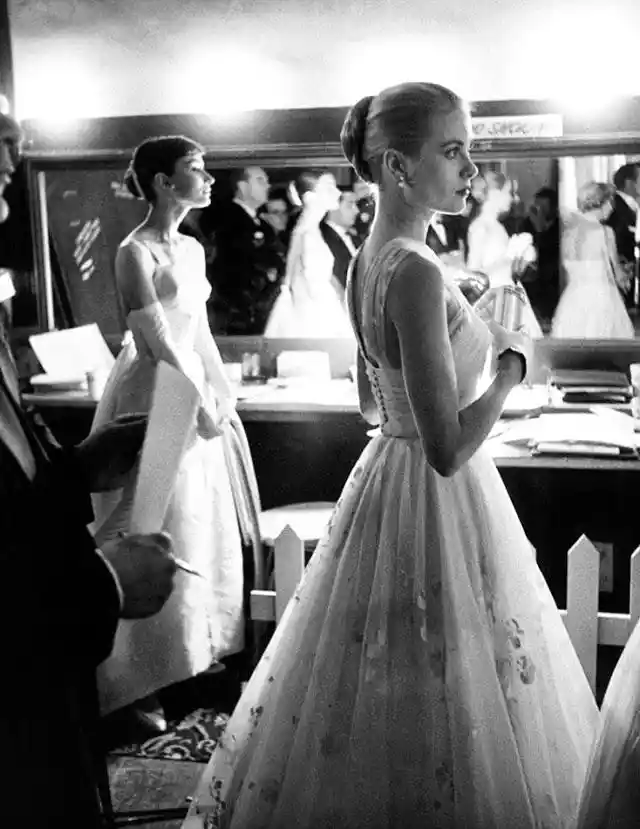 Audrey And Grace At The Academy Awards, 1956