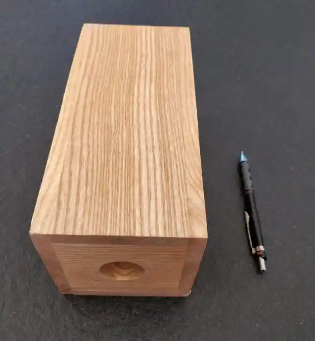 9. A Tall Wooden Box