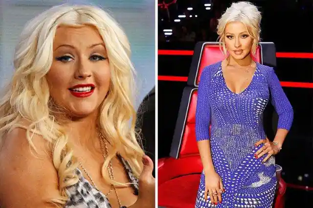 #16. Christina Aguilera - 50 Pounds