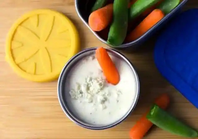 20. Baby Carrots, Cheese And Dip