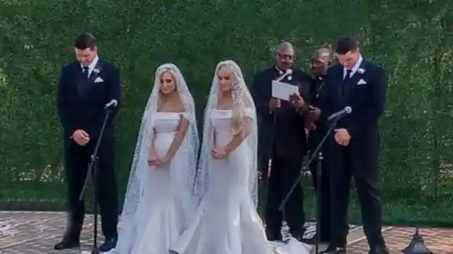 Two Sets Of Identical Twins Marry Each Other But There's A Bigger Twist