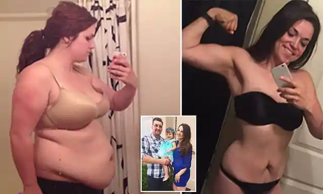 Woman Loses Half Her Size After Being Dumped By Cheating Boyfriend