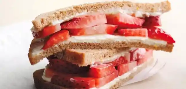 19. Strawberry Sandwich