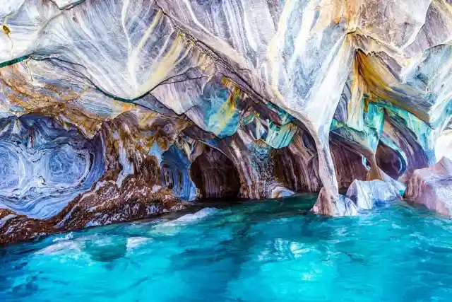 #27. The Patagonia Marble Caves In Chile