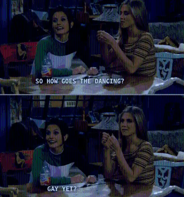 #12. The One Where Monica Calls Joey Gay For Teaching Mr. Treeger To Dance