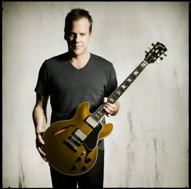 #24. Kiefer Sutherland Rocking Gibson Guitars