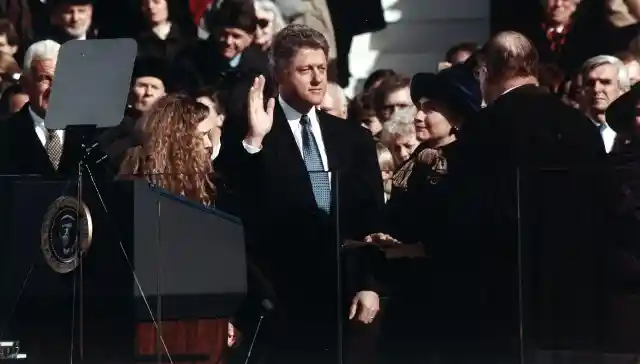 1993: Clinton Takes The Oath Of Office
