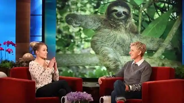 #6. Kristen Bell&rsquo;s Sloth