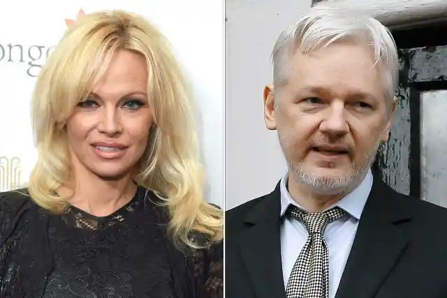 #17. Pamela Anderson And Julian Assange