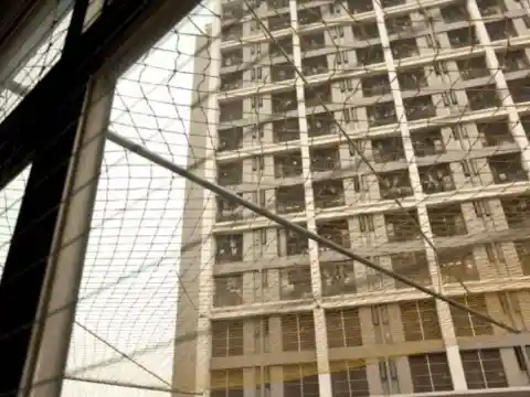 Nets Outside Of Buildings