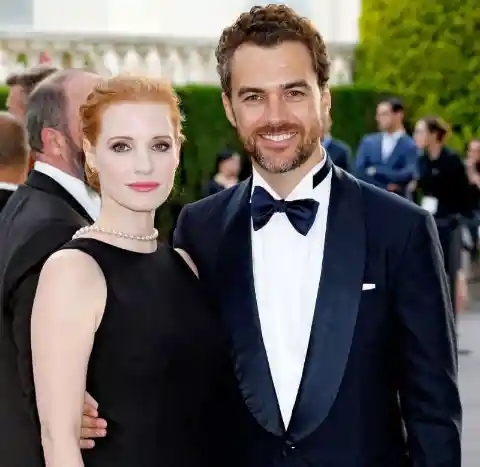 #3. Jessica Chastain And Gian Luca Passi De Preposulo