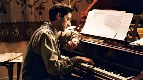 #22. Adrien Brody Learned Piano