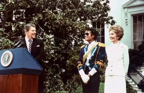 #11. President Reagan Gave Him A Humanitarian Award