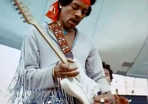 #12. Jimi Closes Woodstock.