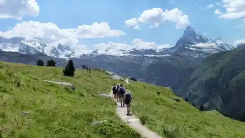 #1. Naked Alpinism In Switzerland