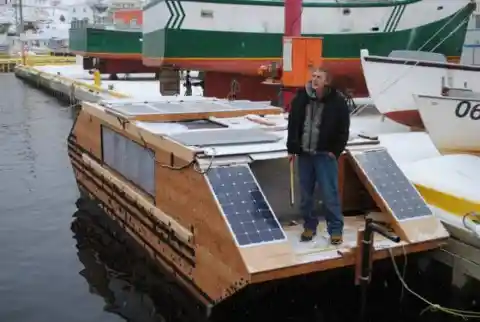 Solar-powered Boat
