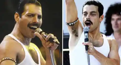 #4. Rami Malek Transformed Into Freddie Mercury