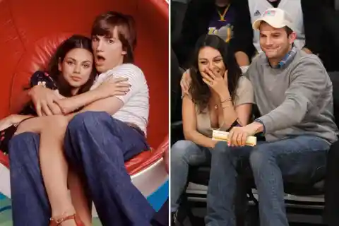 #7. Mila Kunis & Ashton Kutcher