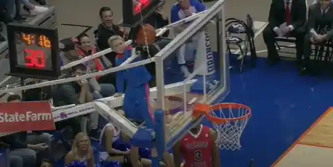 #3. Young Fan Rescues The Basketball