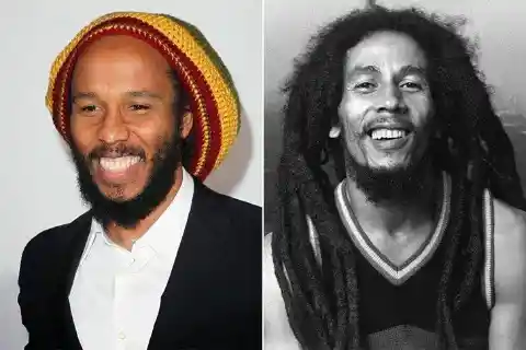 #22. Bob Marley &amp; Ziggy Marley At Age 35