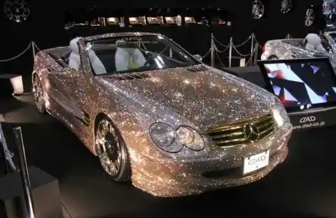 Diamond-Encrusted Mercedes