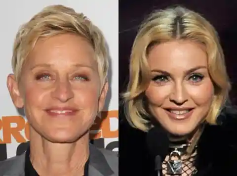 #12. Madonna &amp; Ellen DeGeneres