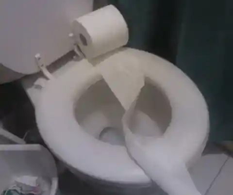 Magic Toilet Paper Roll