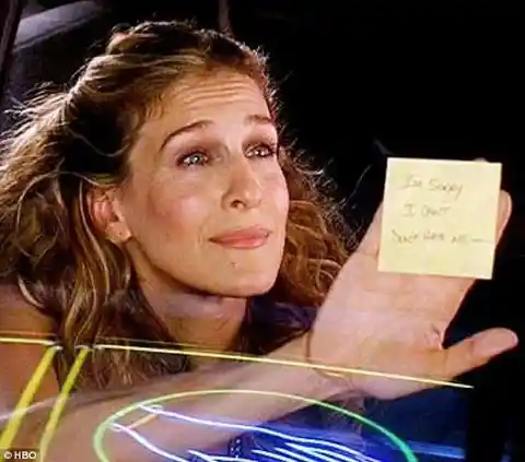 #7. The Post-It Note Breakup Actually Happened