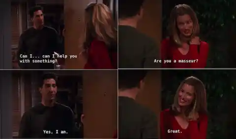 #18. The One Where Ross Pretended To Be A Masseur
