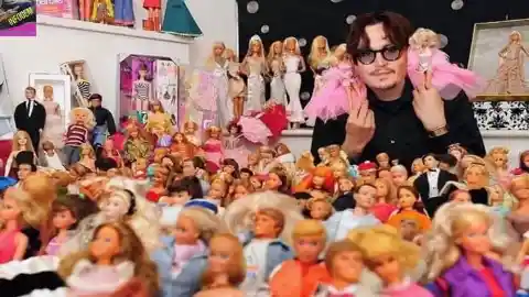 #25. Johnny Depp And His Love For Barbie Dolls
