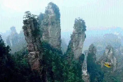 #9. The Tianzi Mountains In China