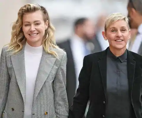 Portia De Rossi And Ellen DeGeneres
