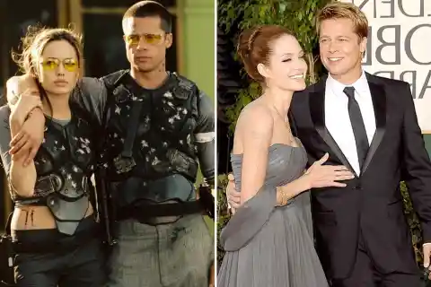 #25. Brad Pitt & Angelina Jolie