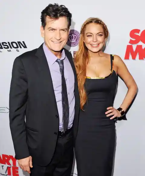 #10. Lindsay Lohan And Charlie Sheen