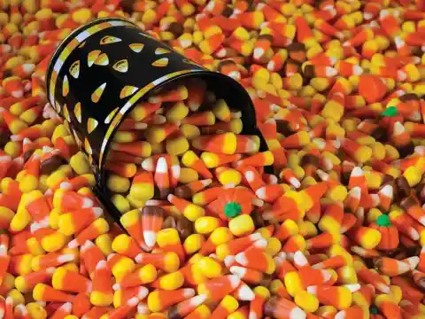 2. Candy Corn on Halloween