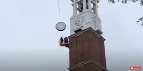 #1. Nearly Crushed By Tower Clock