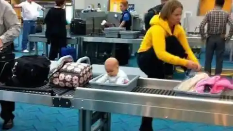 Baby On A Tray